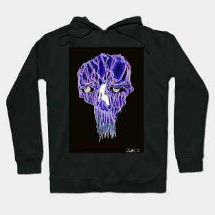 Glum Skull i Hoodie